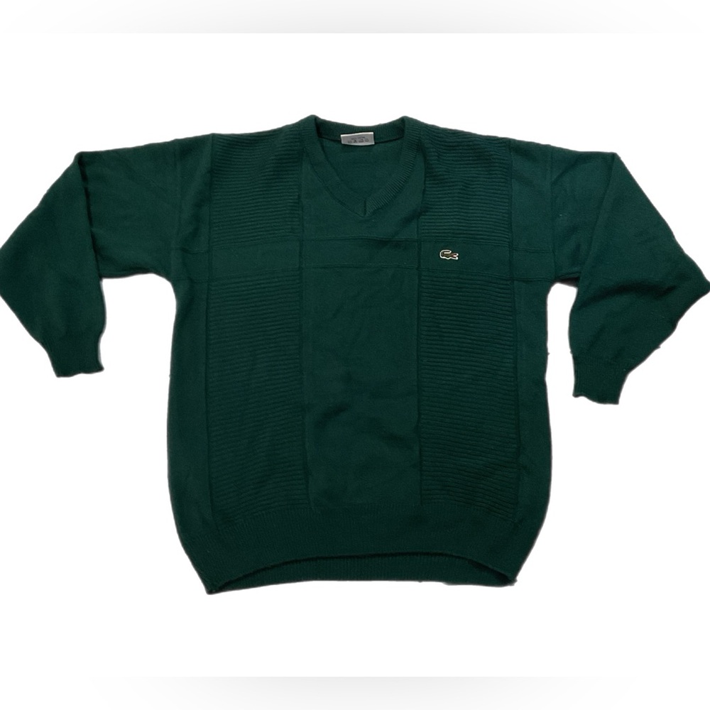 Vintage 90s Lacoste V-Neck Sweater